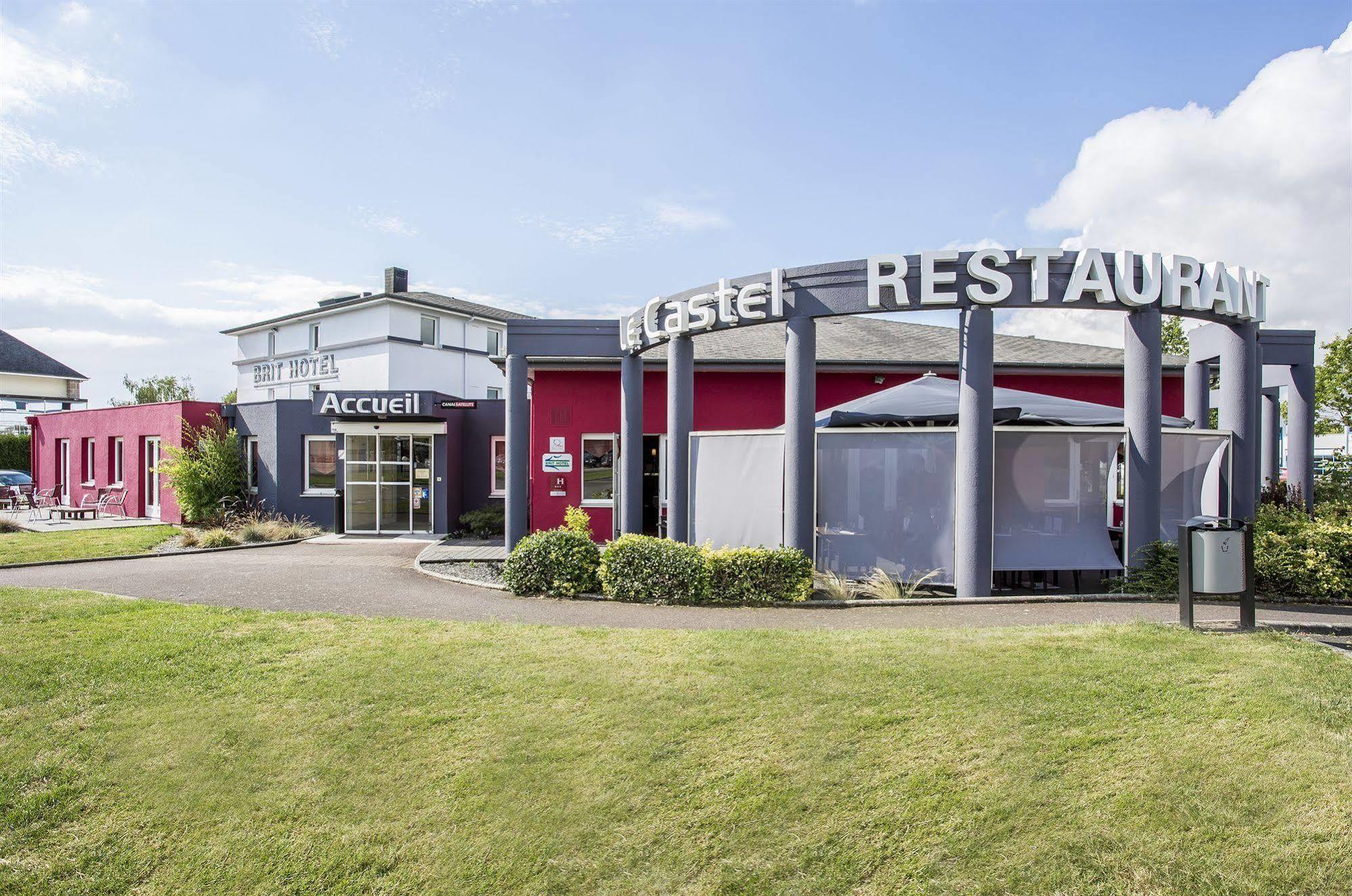 Brit Hotel Rennes Le Castel Exterior foto